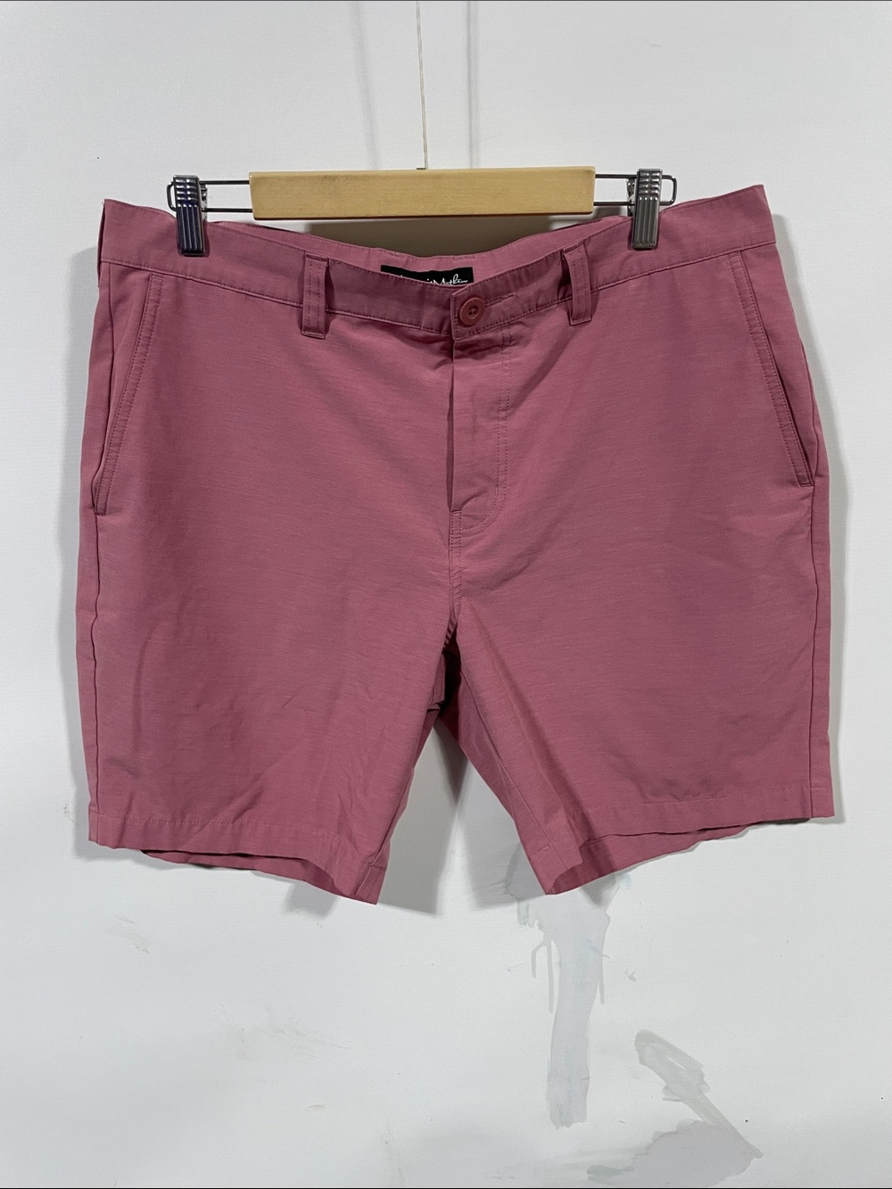 Travis Mathew Men's Rose Pink Flat Front Chino Shorts